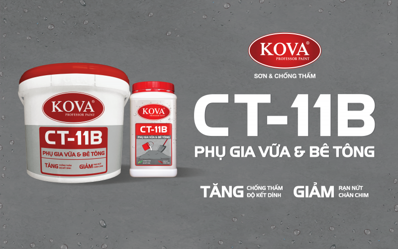 RA MẮT DIỆN MẠO MỚI SẢN PHẨM PHỤ GIA VỮA & BÊ TÔNG CT-11B