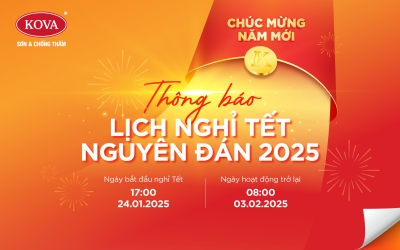 THÔNG BÁO LỊCH NGHỈ TẾT NGUYÊN ĐÁN 2025