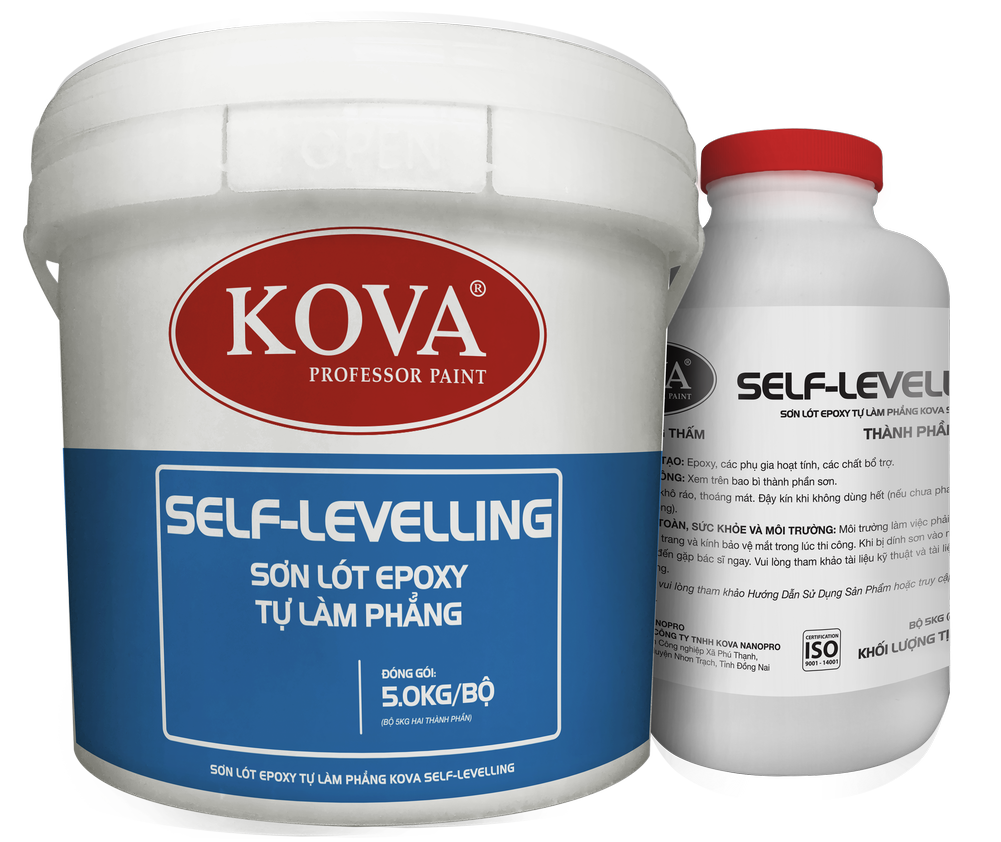 Sơn Lót Epoxy Tự Làm Phẳng KOVA Self- Levelling