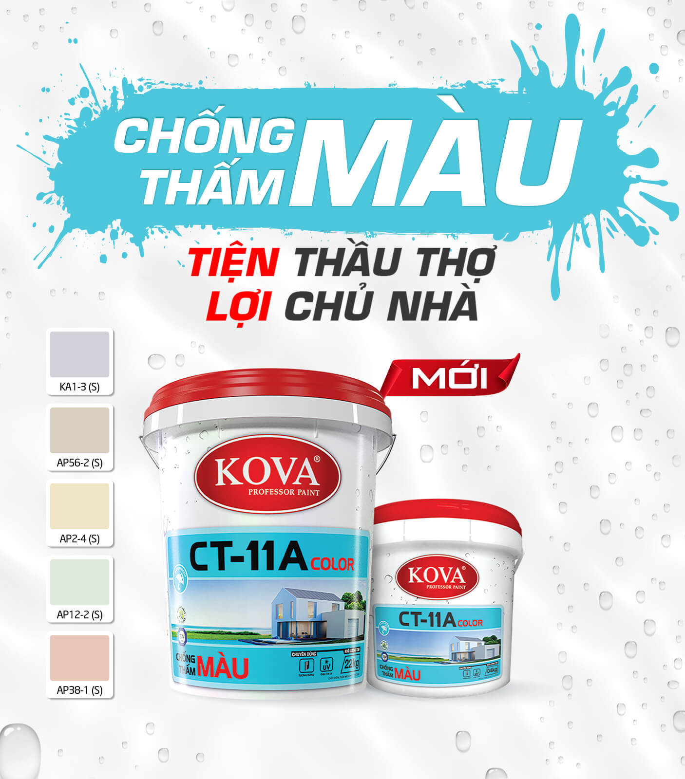 Chống thấm màu KOVA CT-11A Color