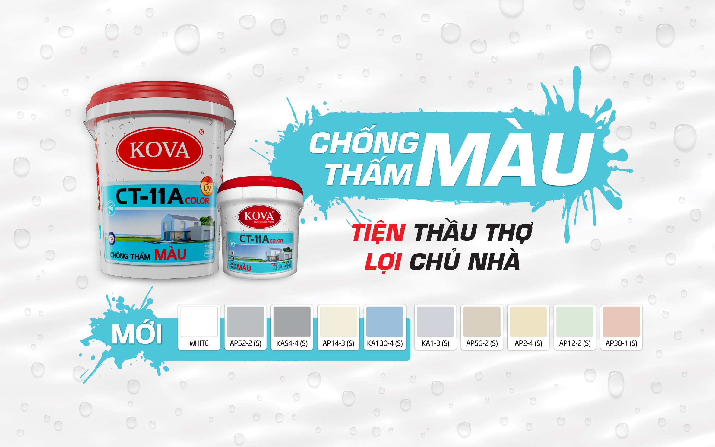 Chống thấm màu KOVA CT-11A Color
