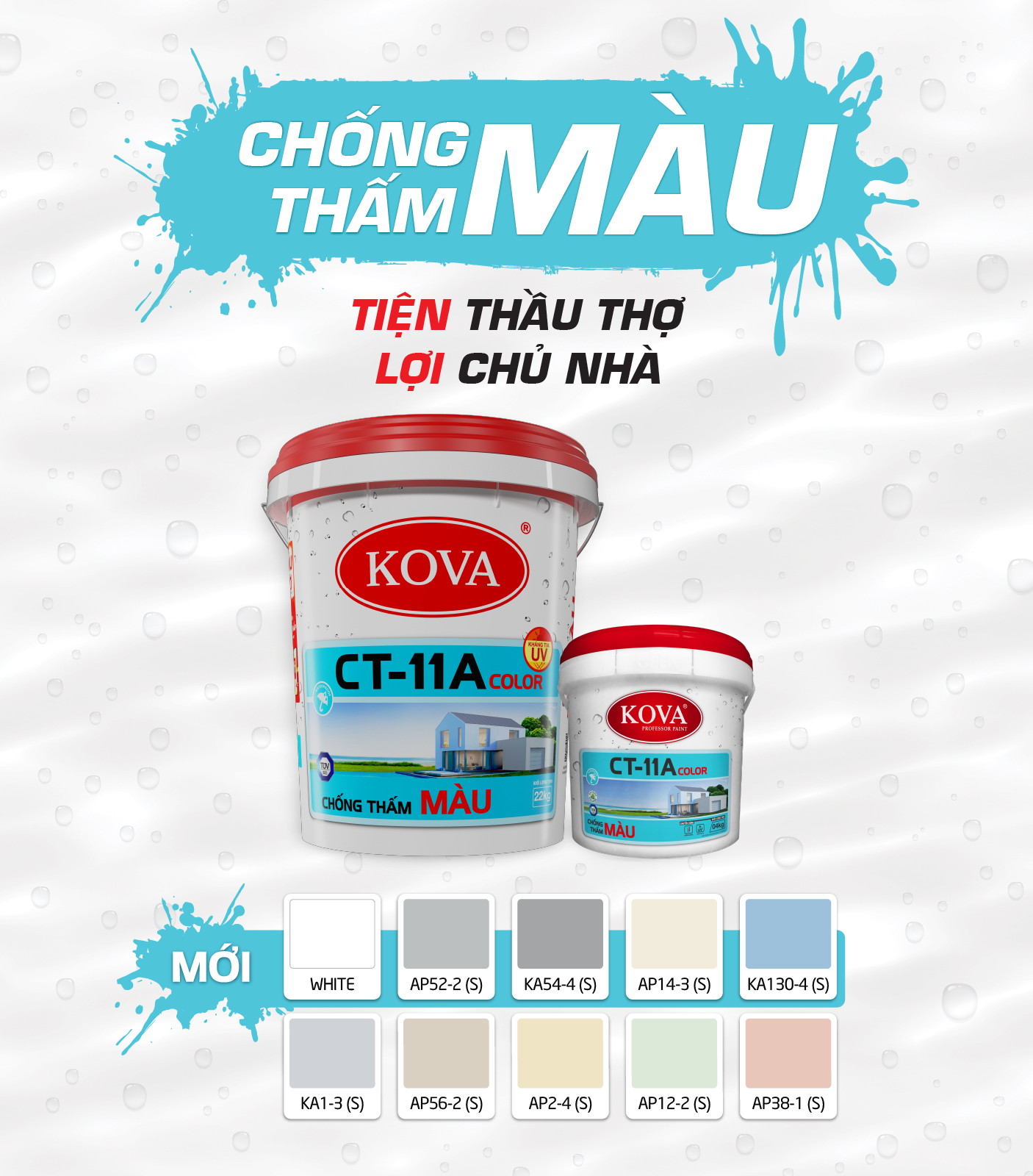 Chống thấm màu KOVA CT-11A Color