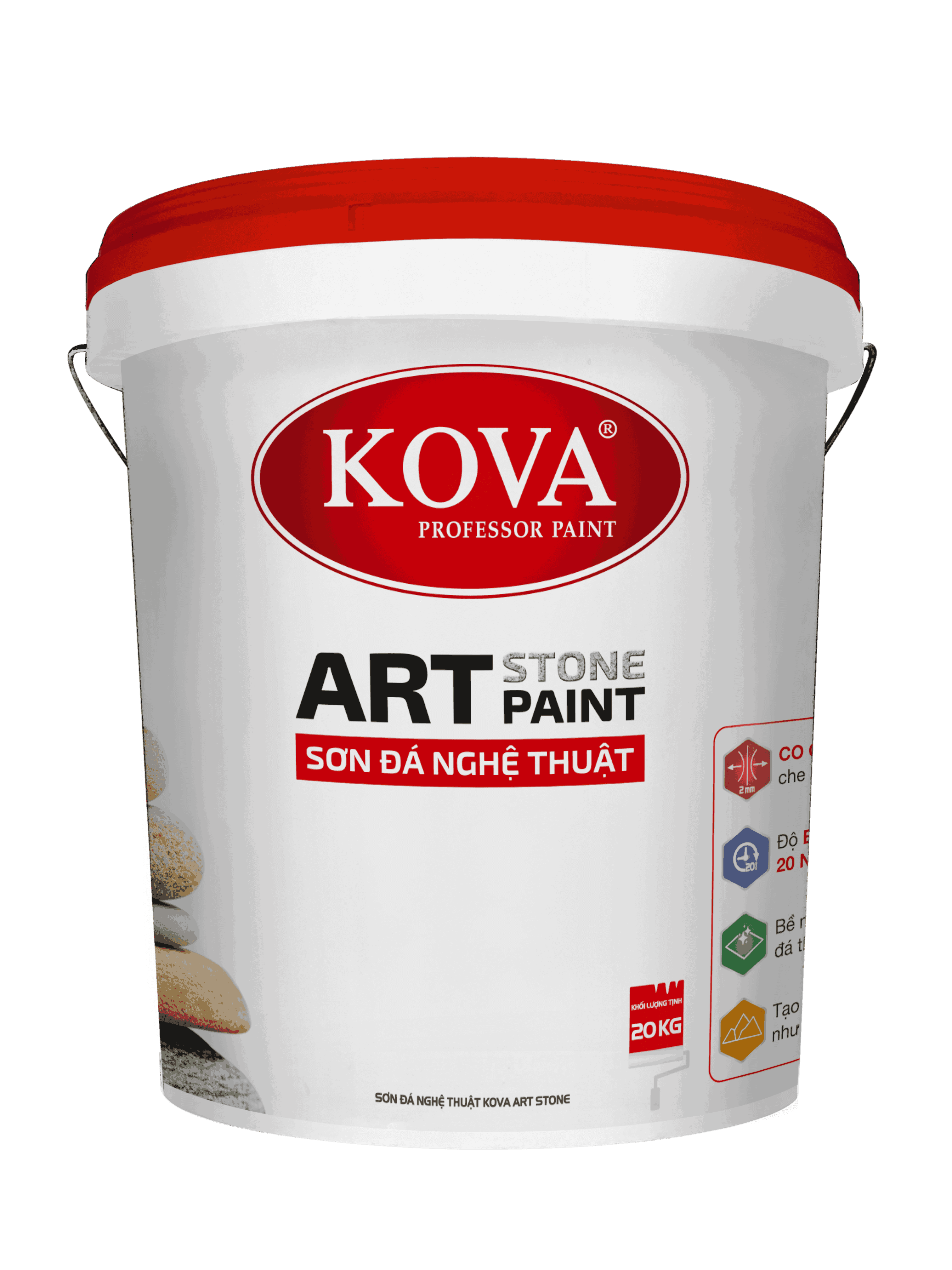 Sơn Đá Nghệ Thuật KOVA Art Stone (Bao bì cũ)