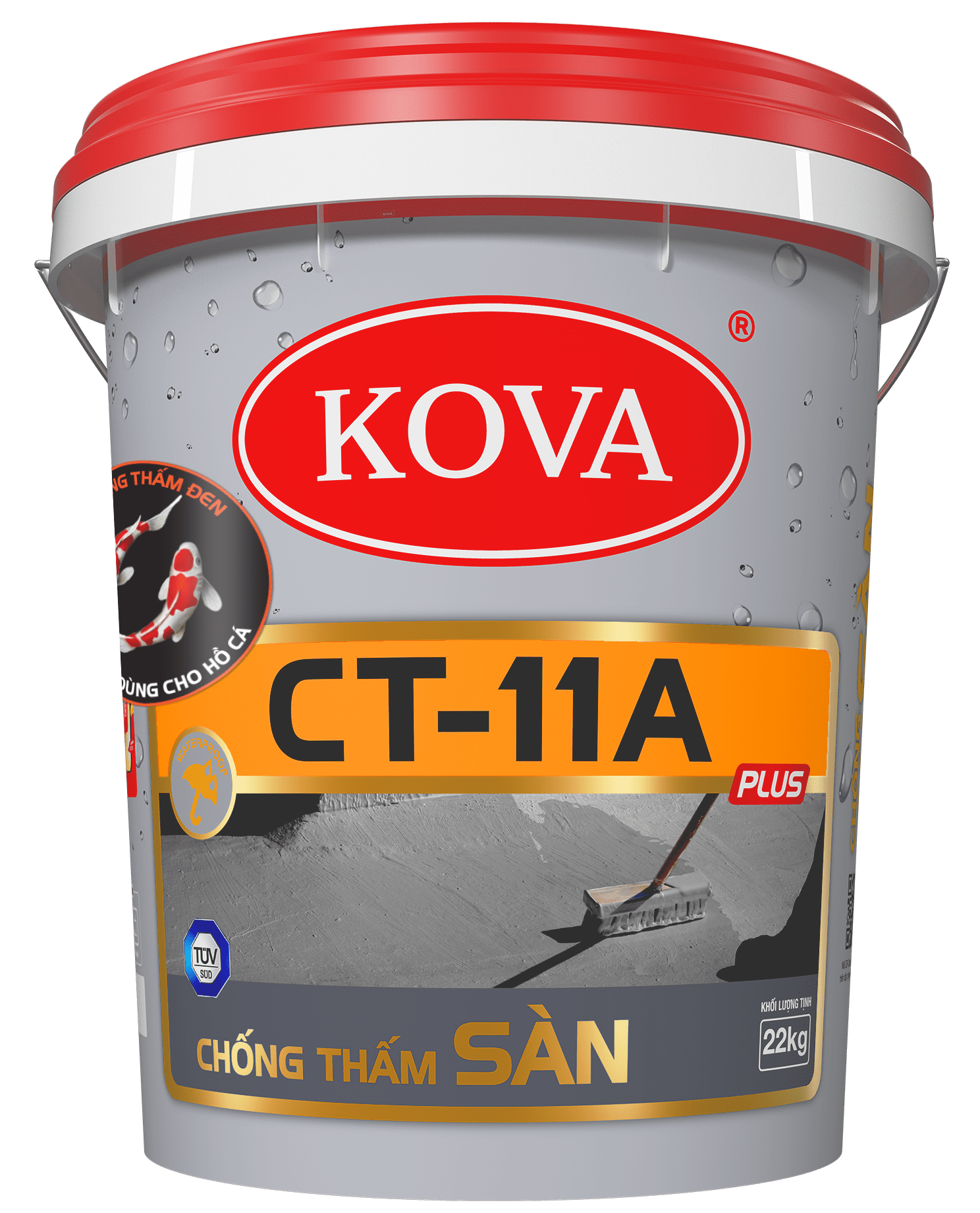 Chất chống thấm cao cấp KOVA CT-11A Plus Sàn_Chuyên dùng cho hồ cá
