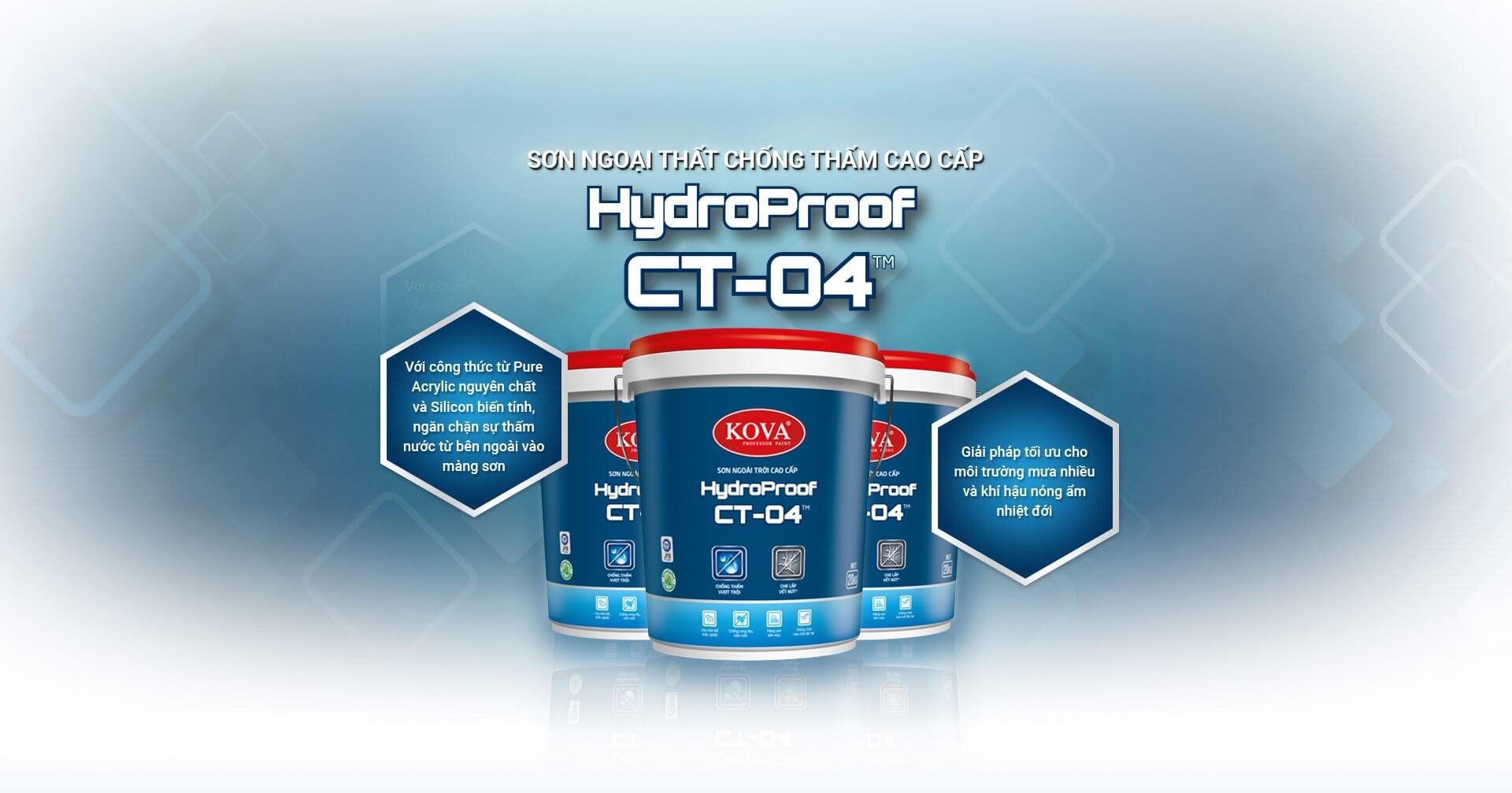 Sơn Ngoại Thất KOVA Hydroproof CT-04