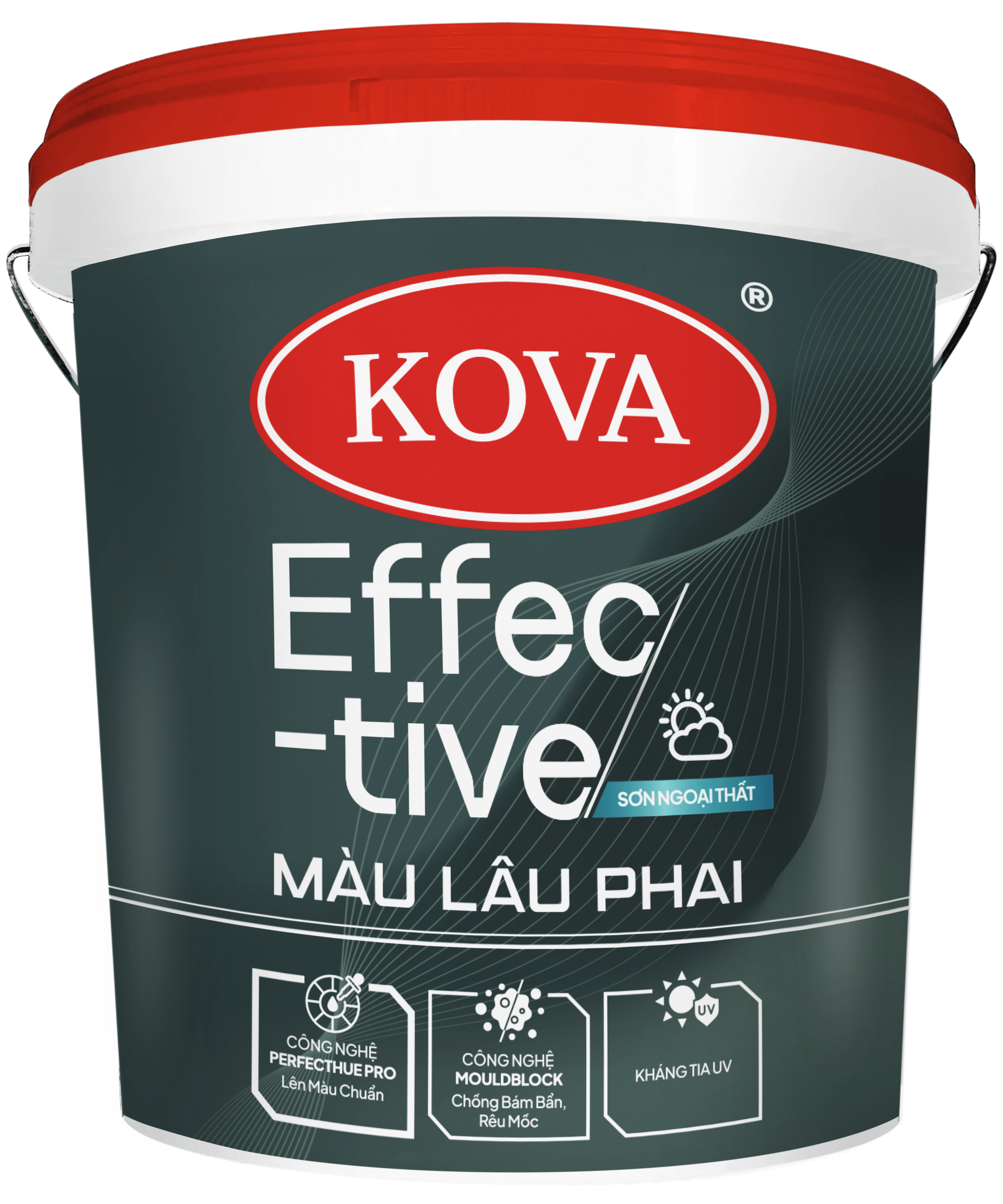 [NEW] Sơn Ngoại Thất KOVA Effective Màu Lâu Phai